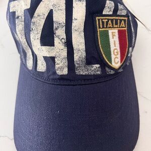 Italia FIGC Navy Cap new!!